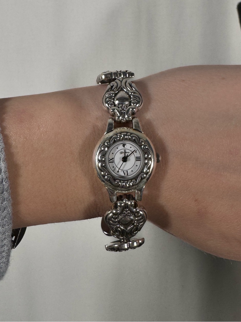 Vintage Brighton Florence Silver Tone Bracelet Watch
